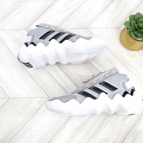 NEW! ADIDAS EXHIBIT B MID TOP BASKETBALL SHOES GREY Women's SZ 5.5, 7.5 - Picture 10 of 14